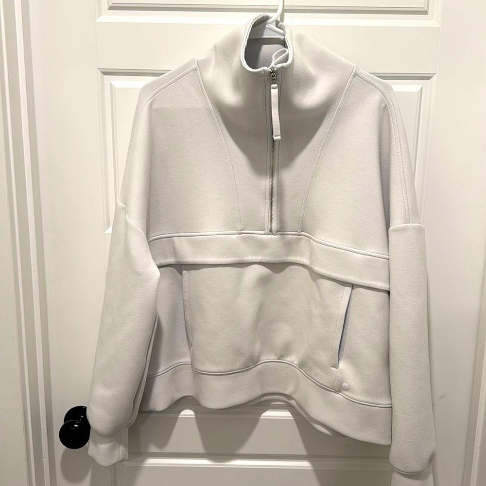 CALIA by Carrie Underwood Off-White Half-Zip Sweatshirt